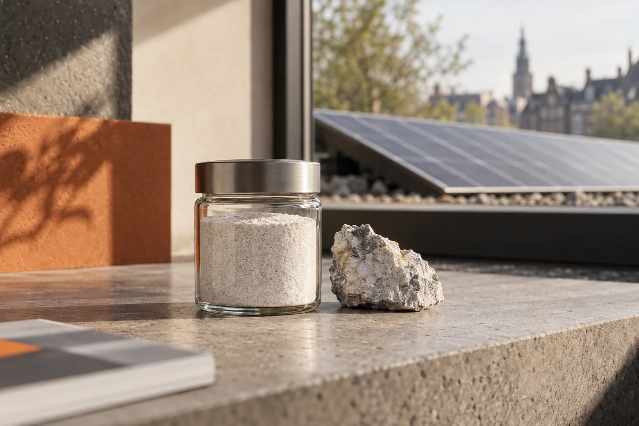 Minerale coatings en beschermlagen voor dakprojecten.